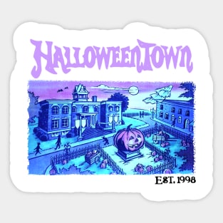 Halloweentown, Pumpkin Design, Pumpkin Sticker